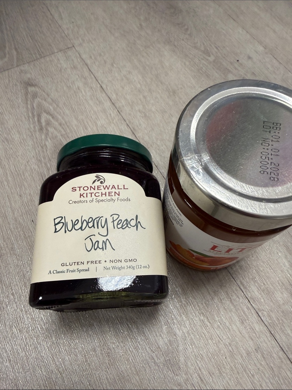 Blueberry Peach Jam - Premium Fruit Spread 2 for 15$